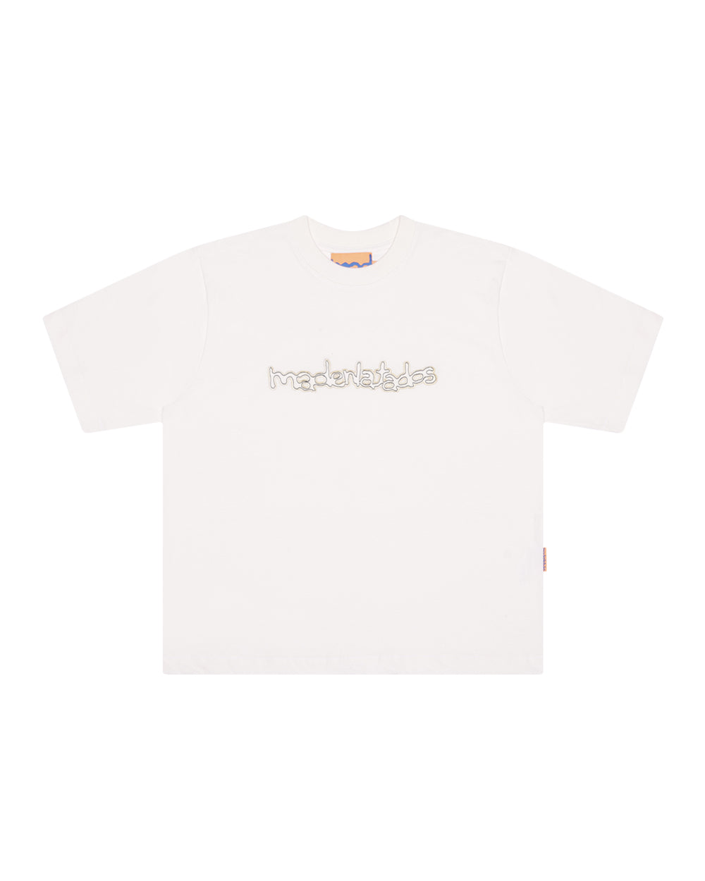 CAMISETA BORDADO - MADENLATADOS (OFF WHITE)