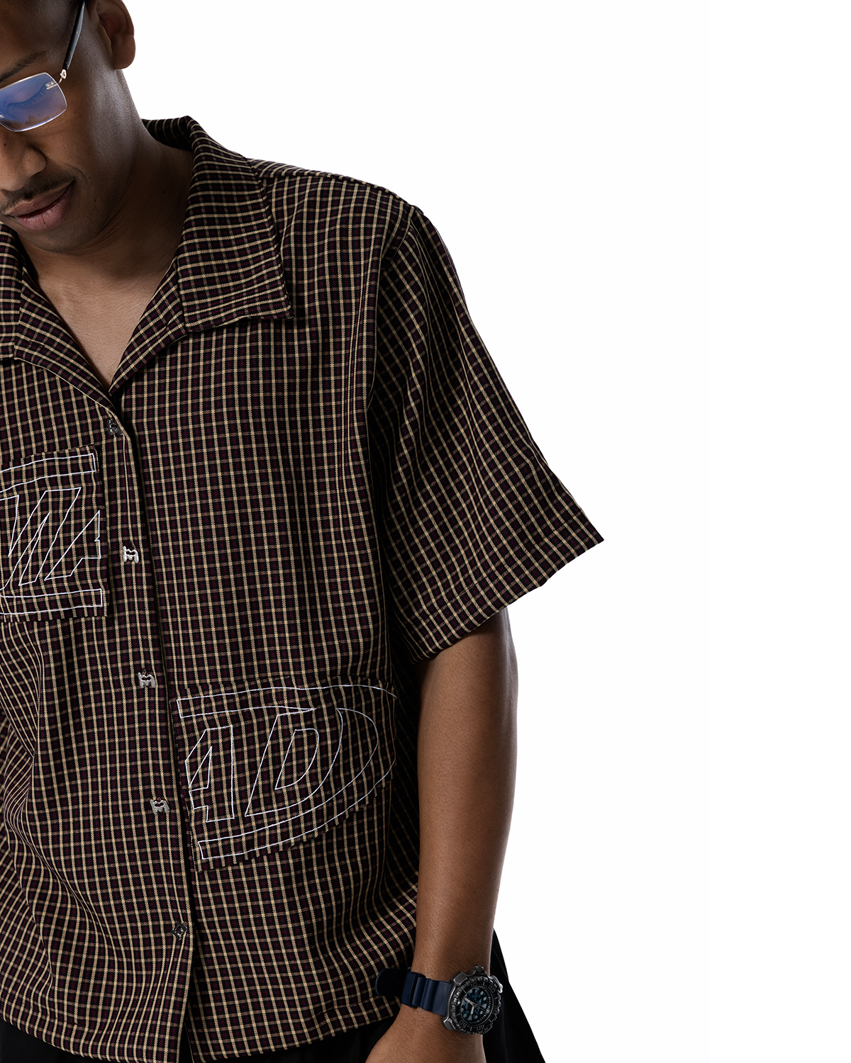 CAMISA PORTAL BORDADA (VERMELHO)