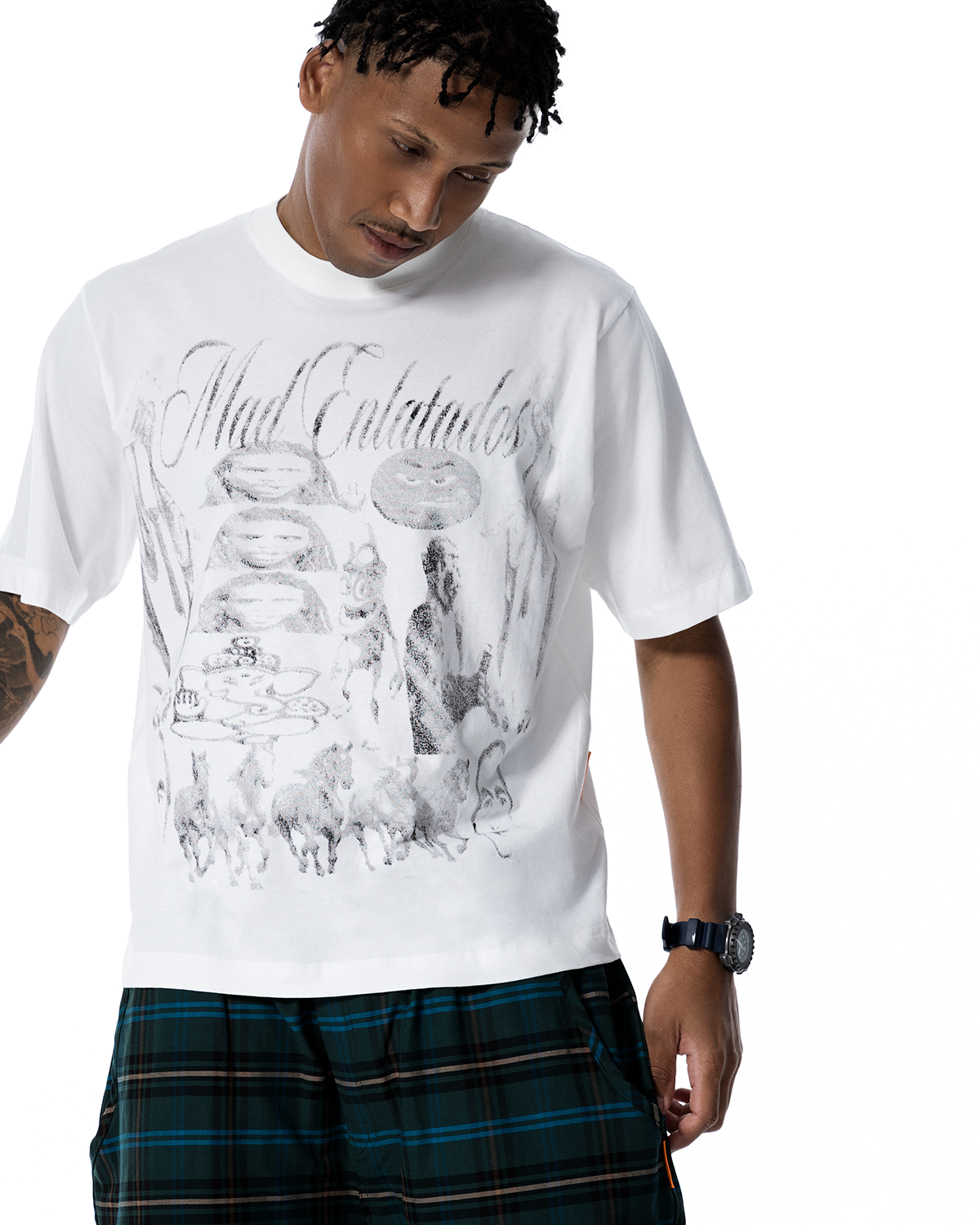 CAMISETA VAMOS DESENHAR (OFF WHITE)