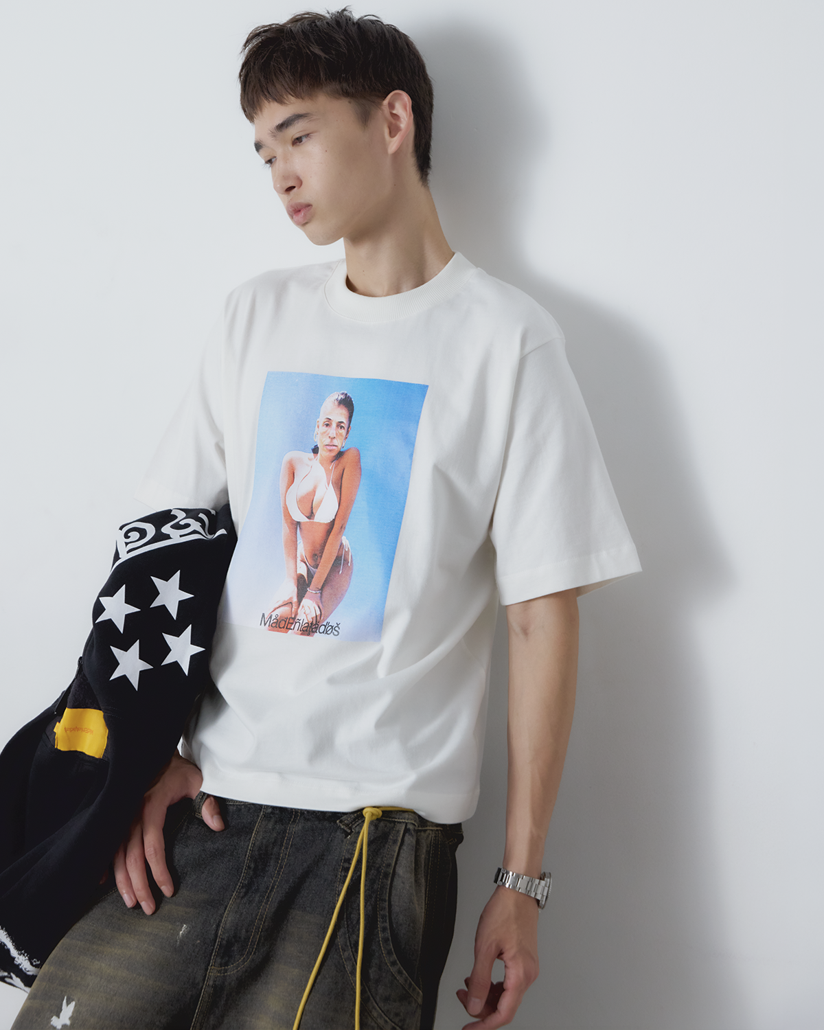 CAMISETA RICK TWIN (OFF WHITE)