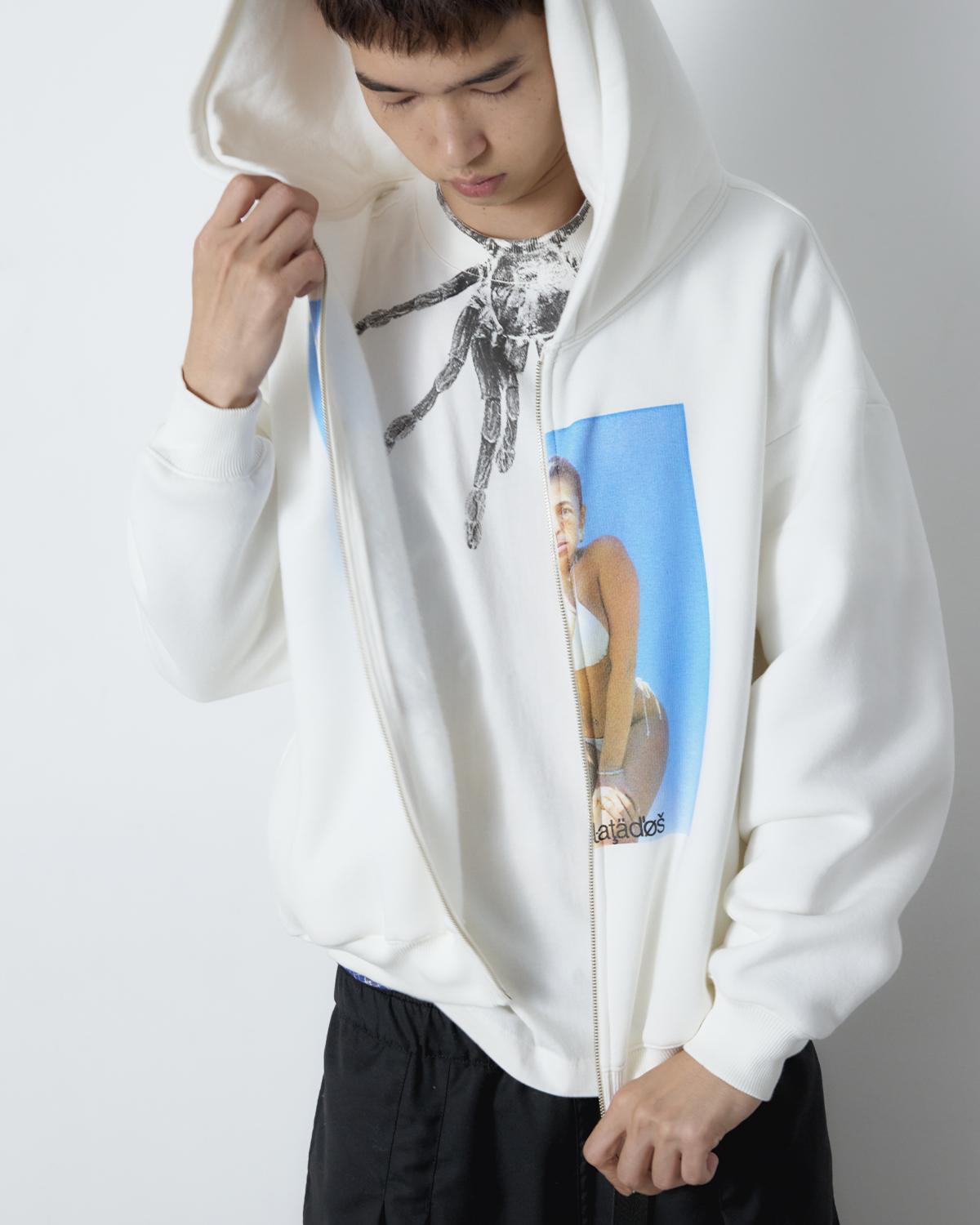 BLUSA MOLETOM RICK TWIN (OFF-WHITE)