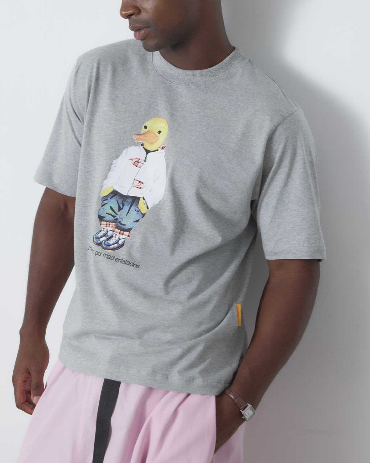 CAMISETA MADSON (CINZA MESCLA)