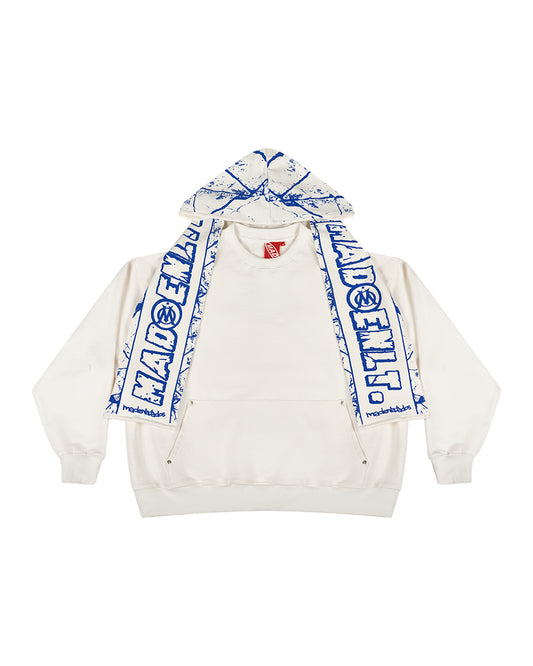 MOLETOM DURAG DE BRUXO CACHECOL DE TIME OFF WHITE