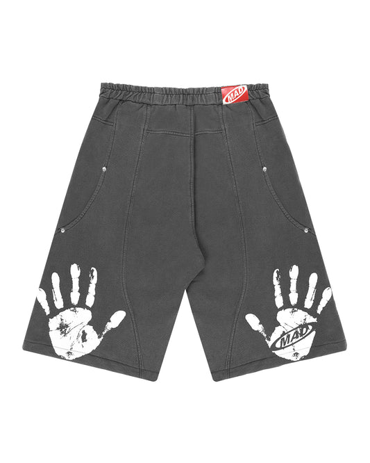 BERMUDA MOLETINHO DOUBLE HAND PRETO