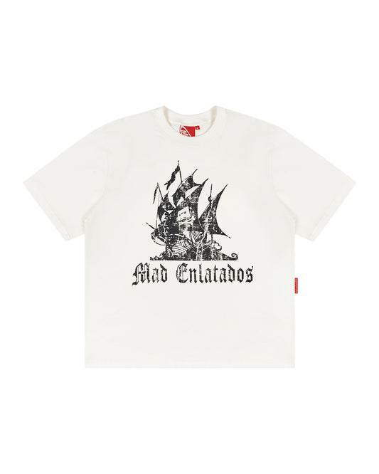 CAMISETA BARCO DA PIRATARIA OFF WHITE