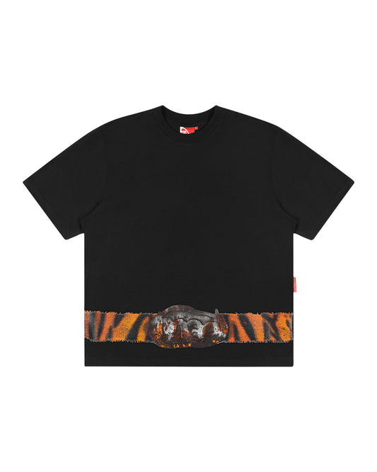 CAMISETA CINTO DE CAÇA PRETA