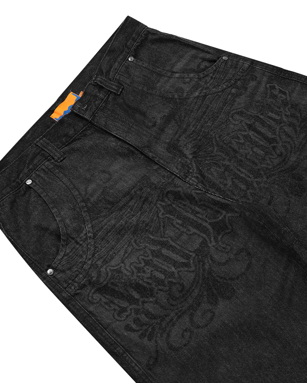 CALÇA JEANS ASAS (PRETO)