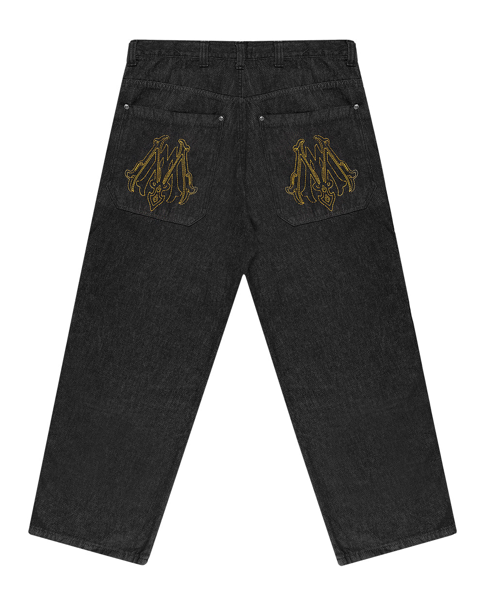 CALÇA JEANS ASAS (PRETO)
