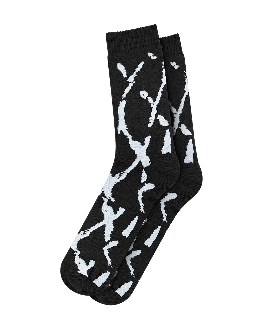 MEIAS CANO ALTO GRADIL (PRETO)