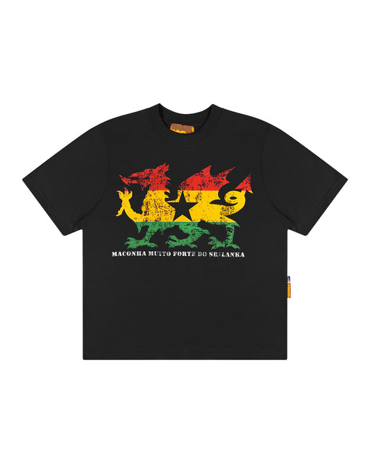 CAMISETA MACONHA MUITO FORTE DA SRILANKA (PRETA)