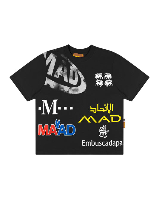 CAMISETA PATROCINIO (PRETA)