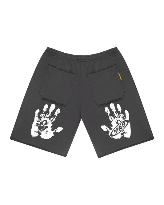 BERMUDA DE MOLETOM  DOUBLE HAND BRANCA