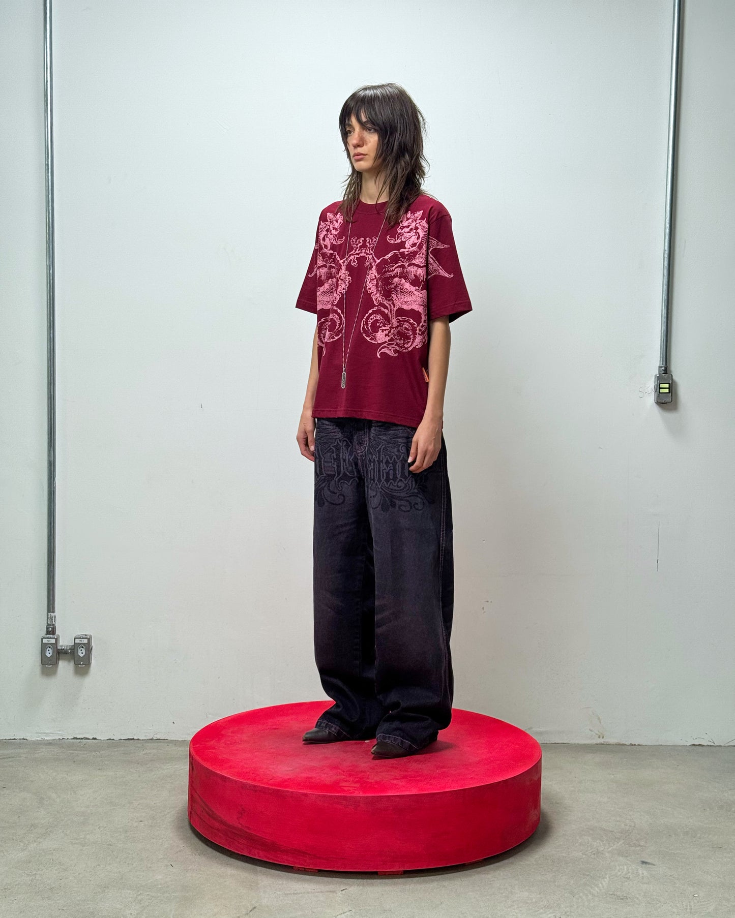 CALÇA JEANS ASAS (LILÁS)