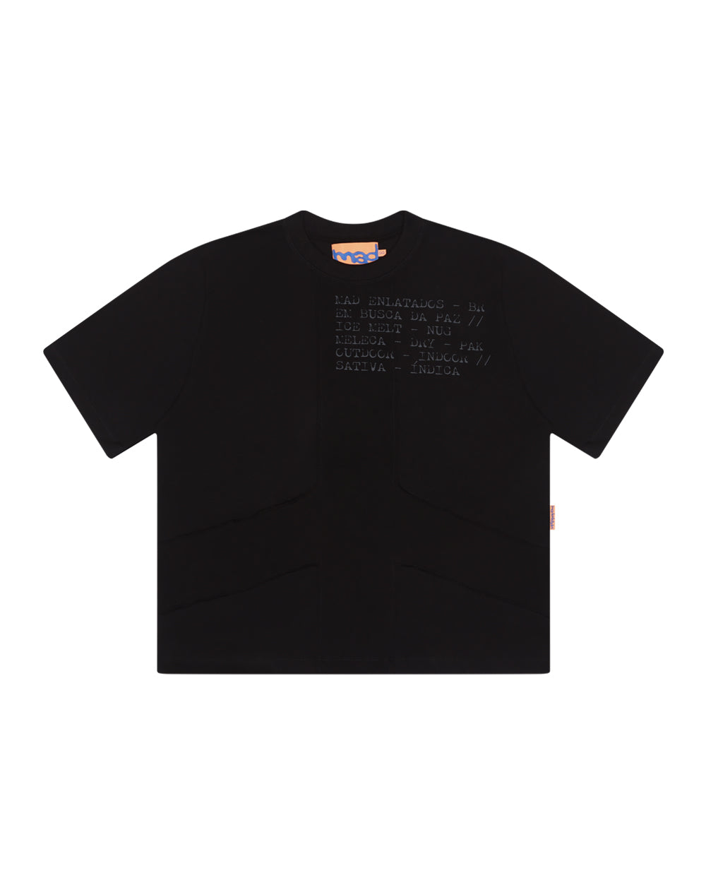 CAMISETA BORDADO DA PAZ (PRETO)