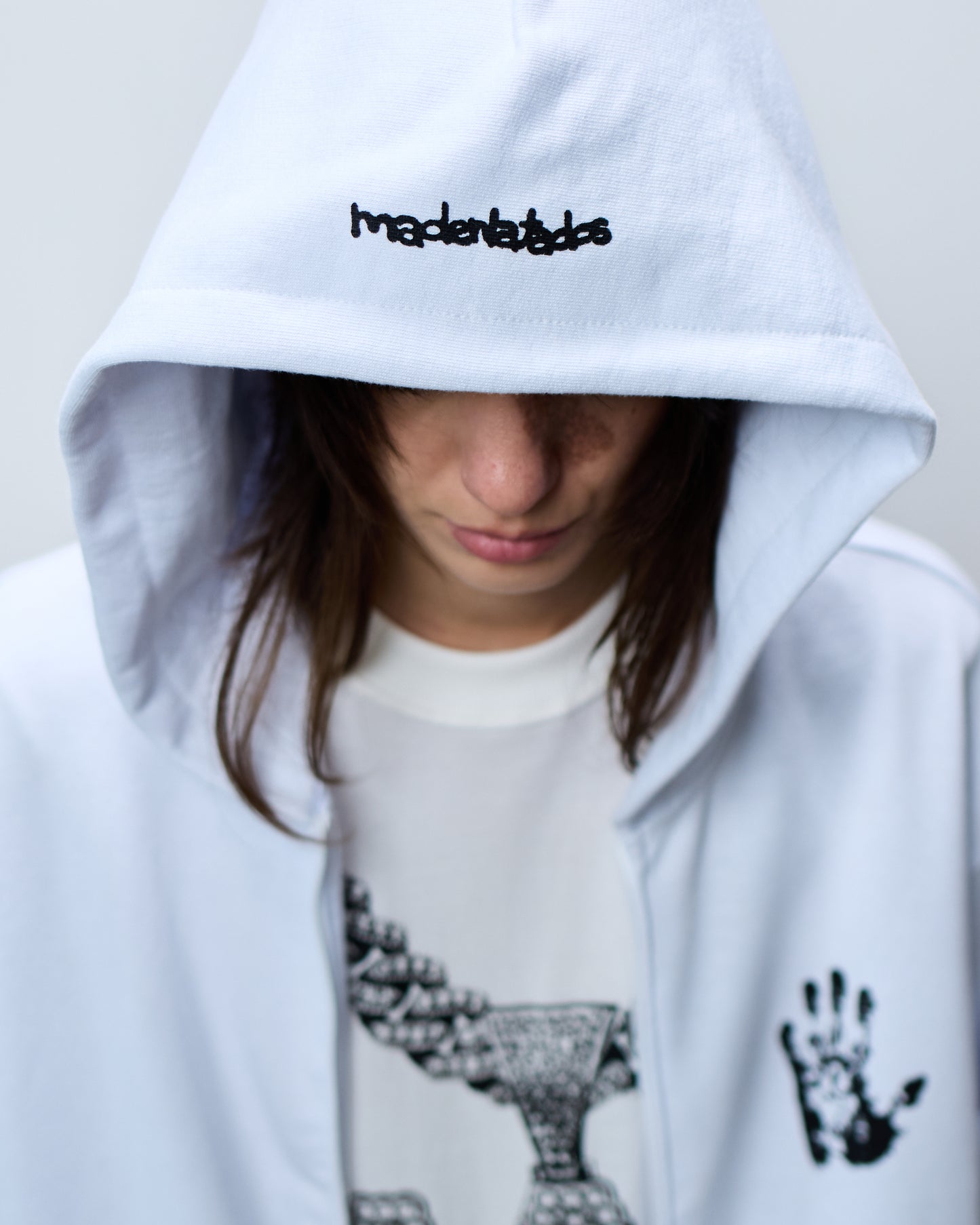 BLUSA MOLETOM KIT DNA (BRANCO)