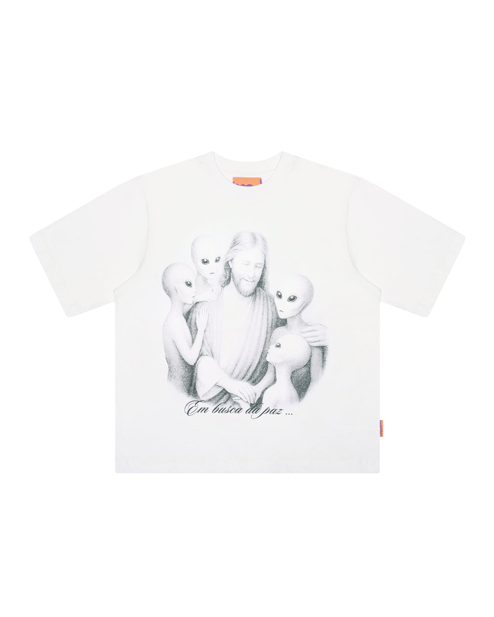 CAMISETA EM BUSCA DA PAZ... (OFF WHITE)