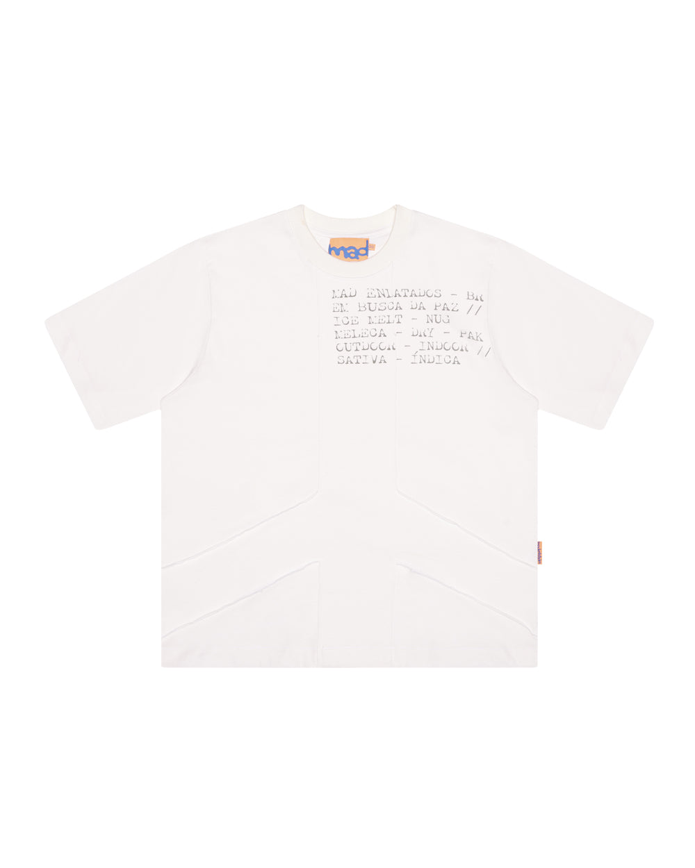 CAMISETA BORDADO DA PAZ (OFF WHITE)