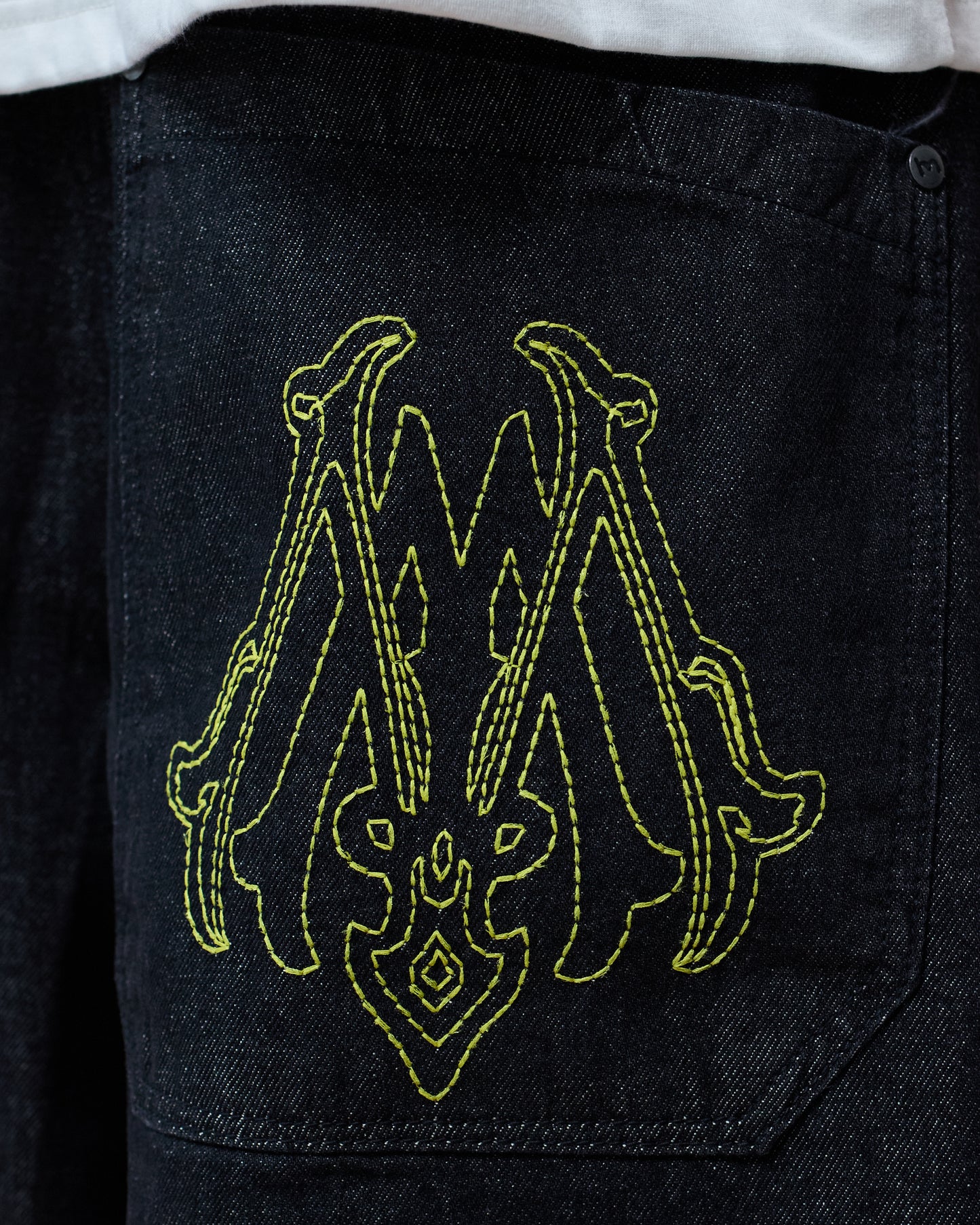 CALÇA JEANS ASAS (PRETO)