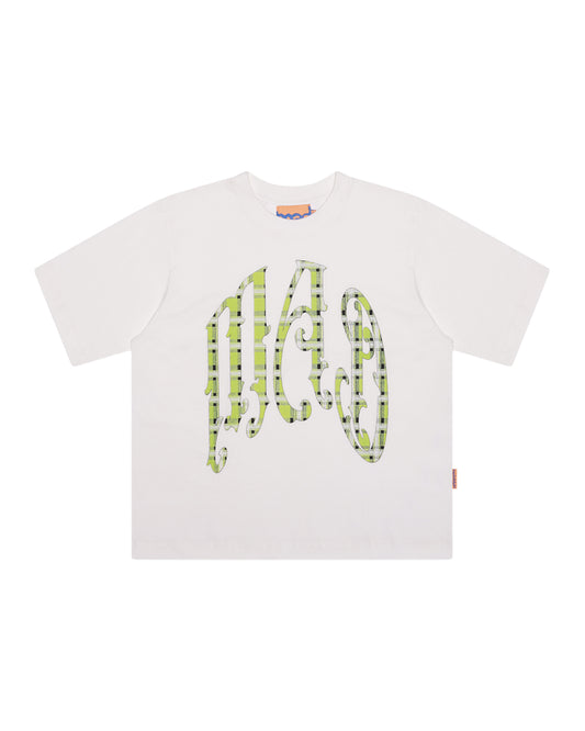 CAMISETA XADREZ VERDE (OFF WHITE)