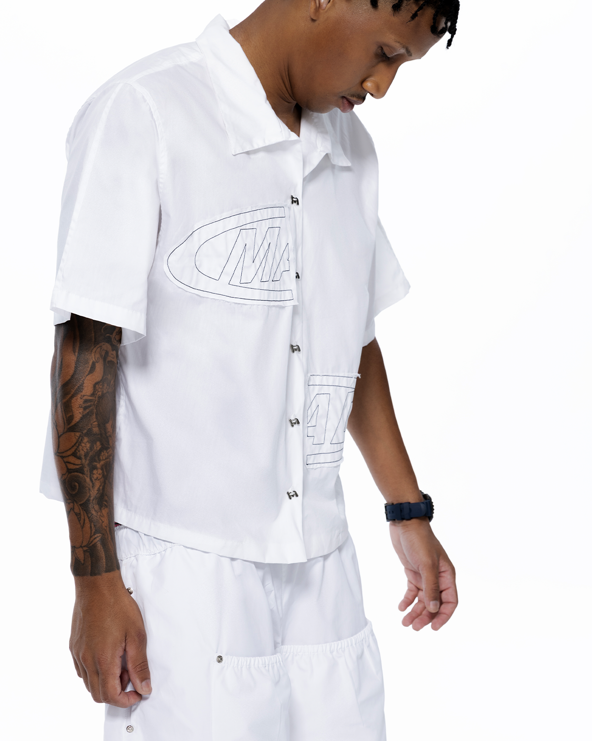 CAMISA PORTAL BORDADA (BRANCO)