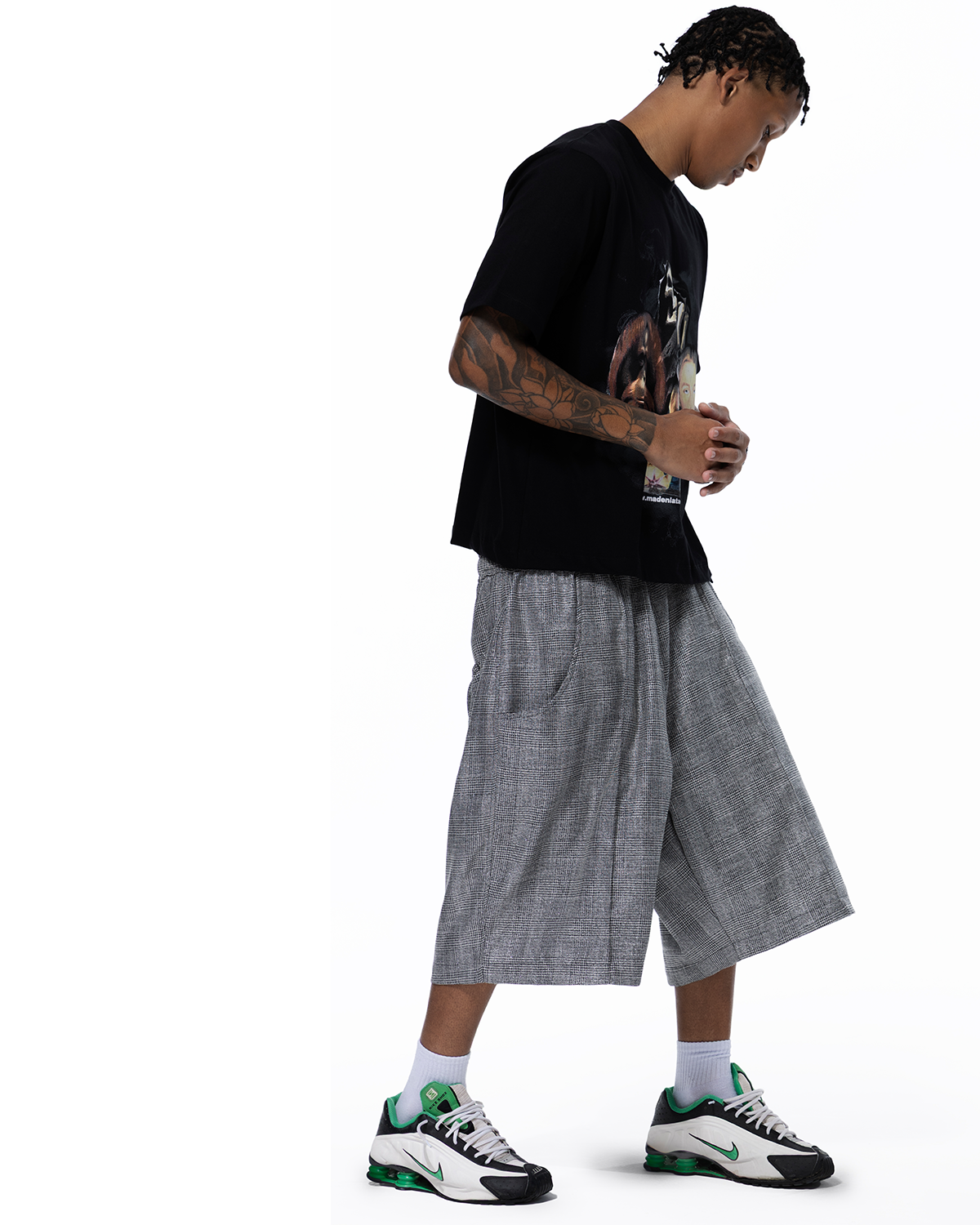 BERMUDA VINCO LUREX (PRETO)