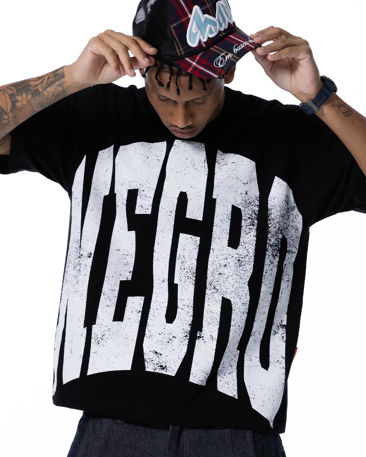 CAMISETA NEGRO (PRETO)