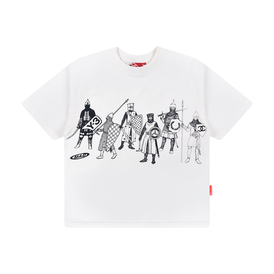 CAMISETA GUERREIROS DE GRIFE BRANCA