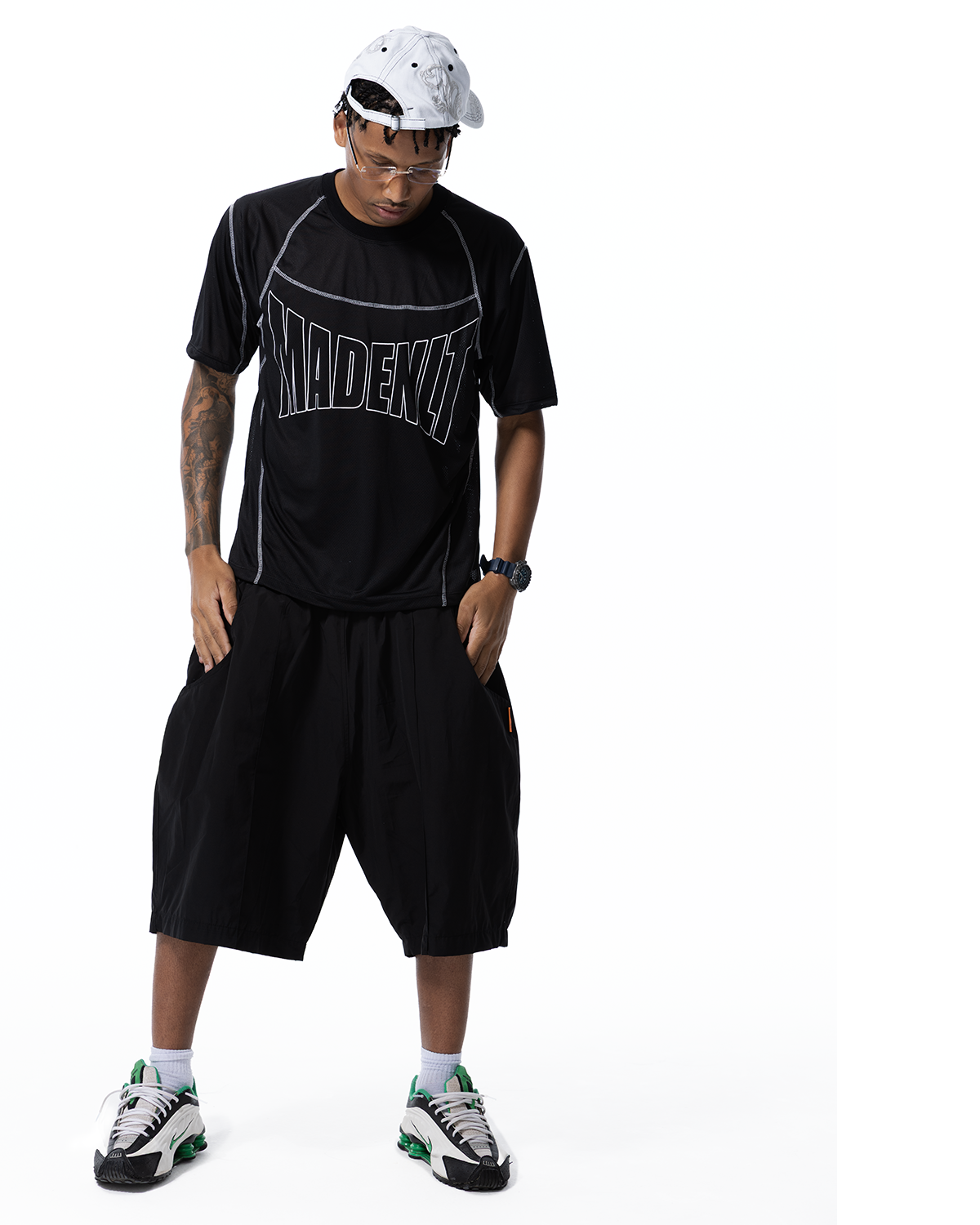 BERMUDA COM VINCO (PRETO)