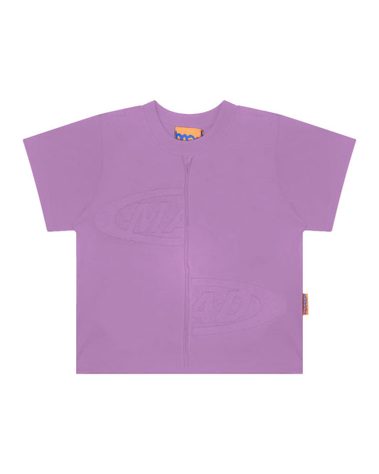 BABY TEE PORTAL BORDADO (ROSA CHOQUE)