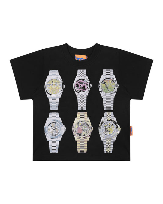 BABY TEE ROLI (PRETO)