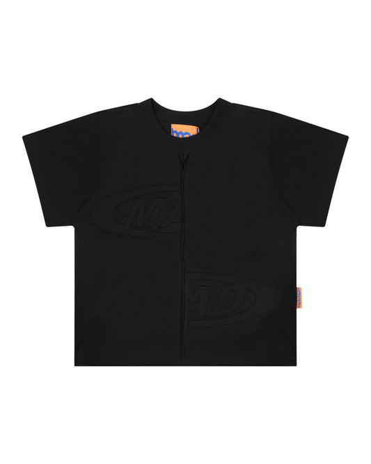 BABY TEE PORTAL BORDADO (PRETO)