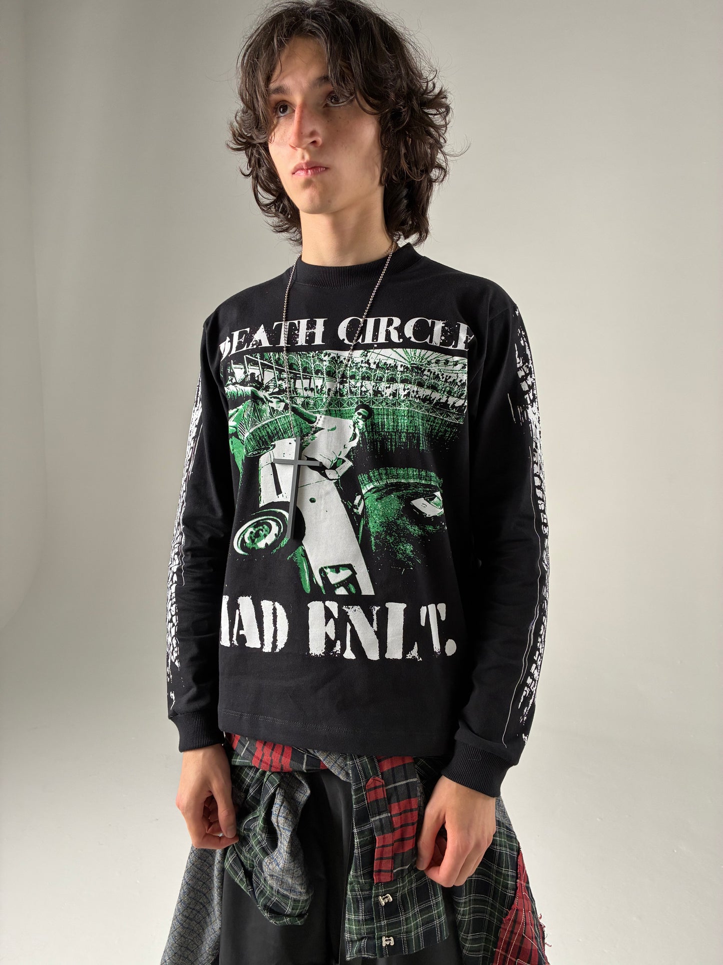 LONGSLEEVE - DEATH CIRCLE (PRETO)