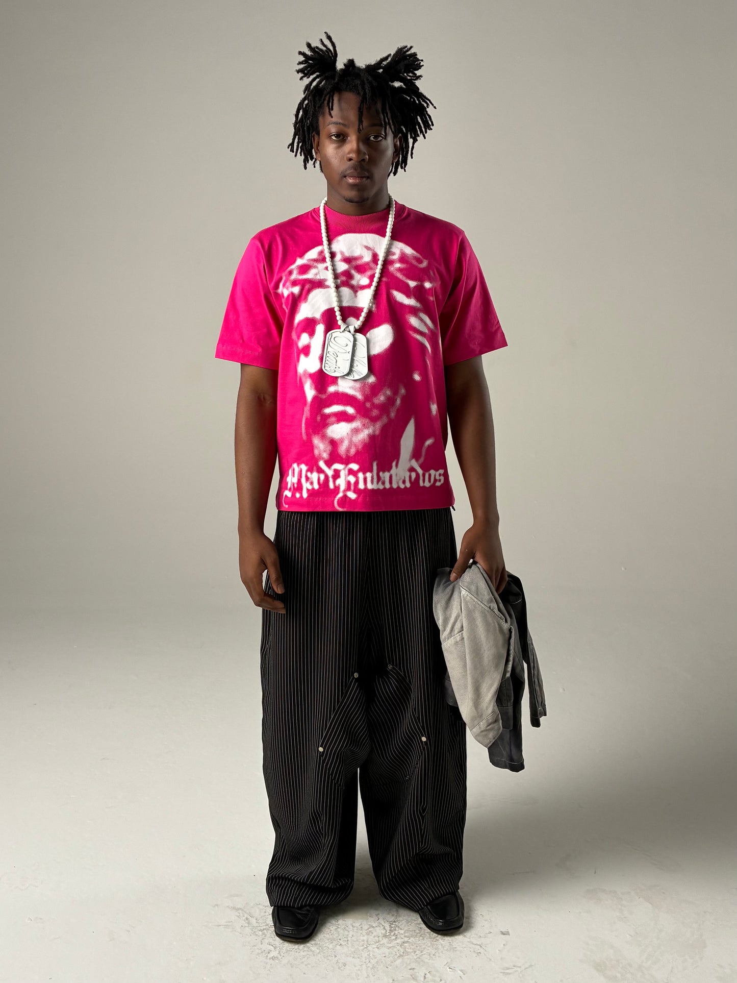 CAMISETA JESUS AIR (ROSA)