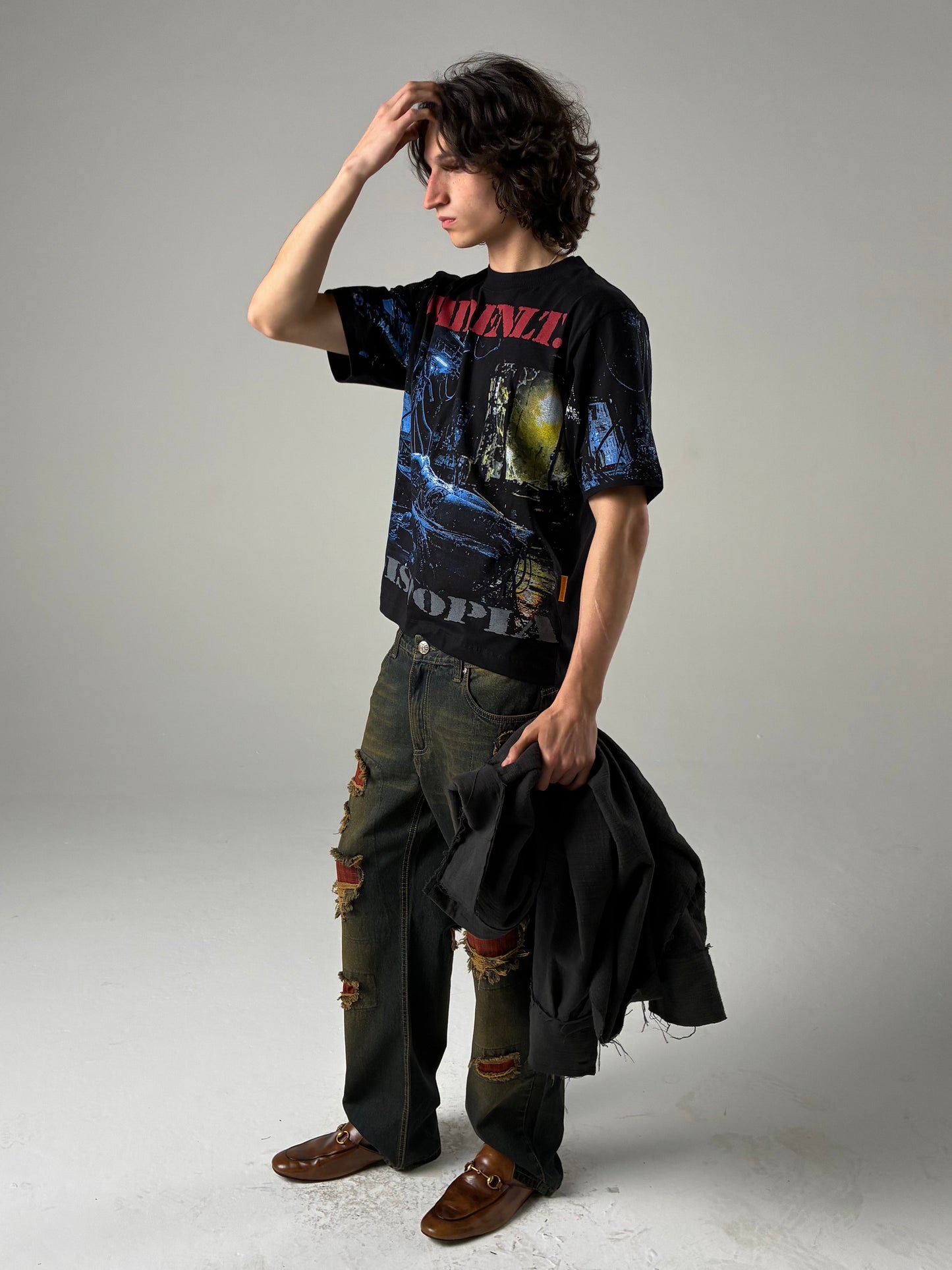 CAMISETA MOTOKO (PRETO)