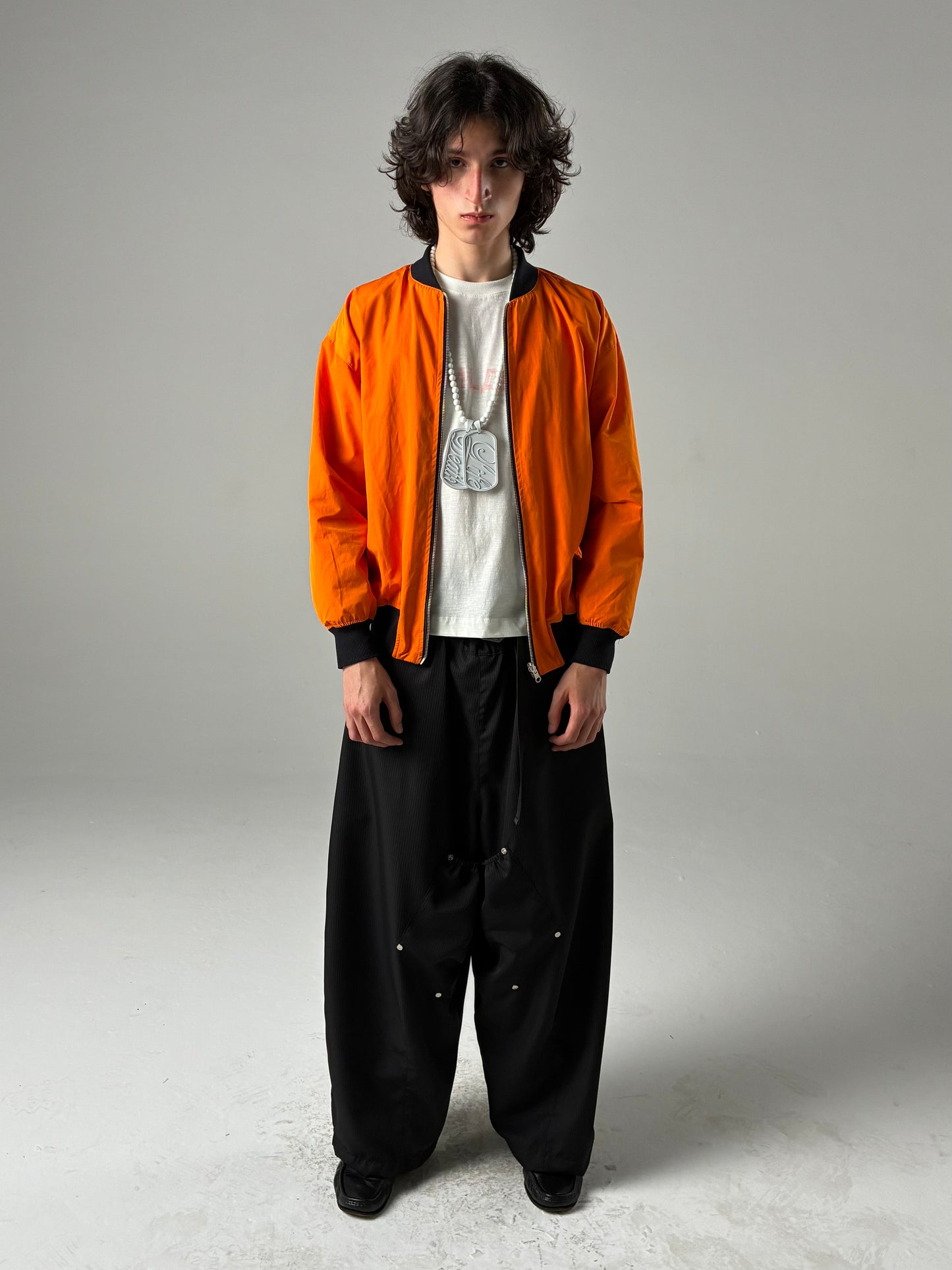 JAQUETA BOMBER - SACRIFÍCIO (LARANJA/FULL-PRINT)