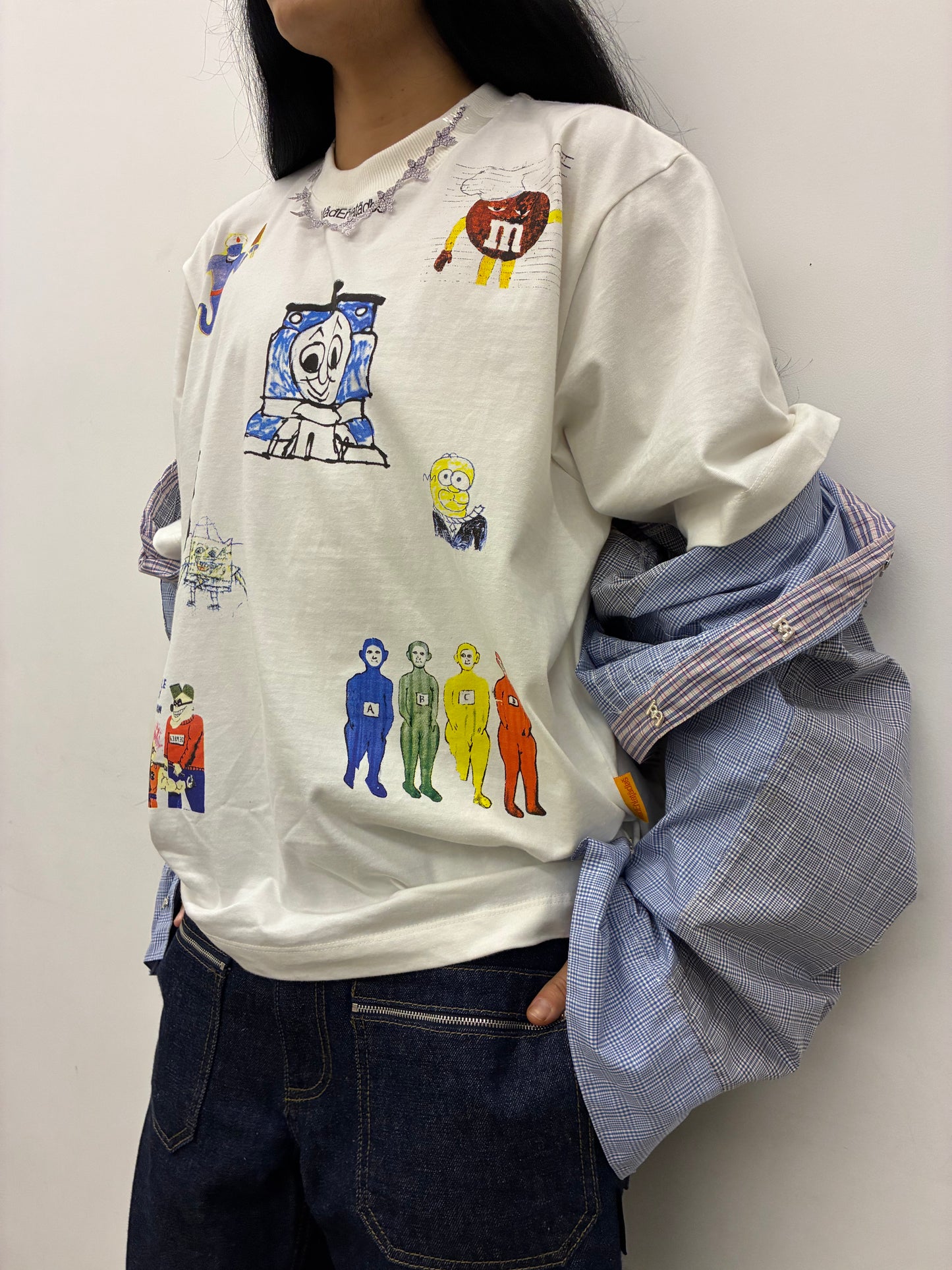 CAMISETA ARTÍSTICA (OFF-WHITE)