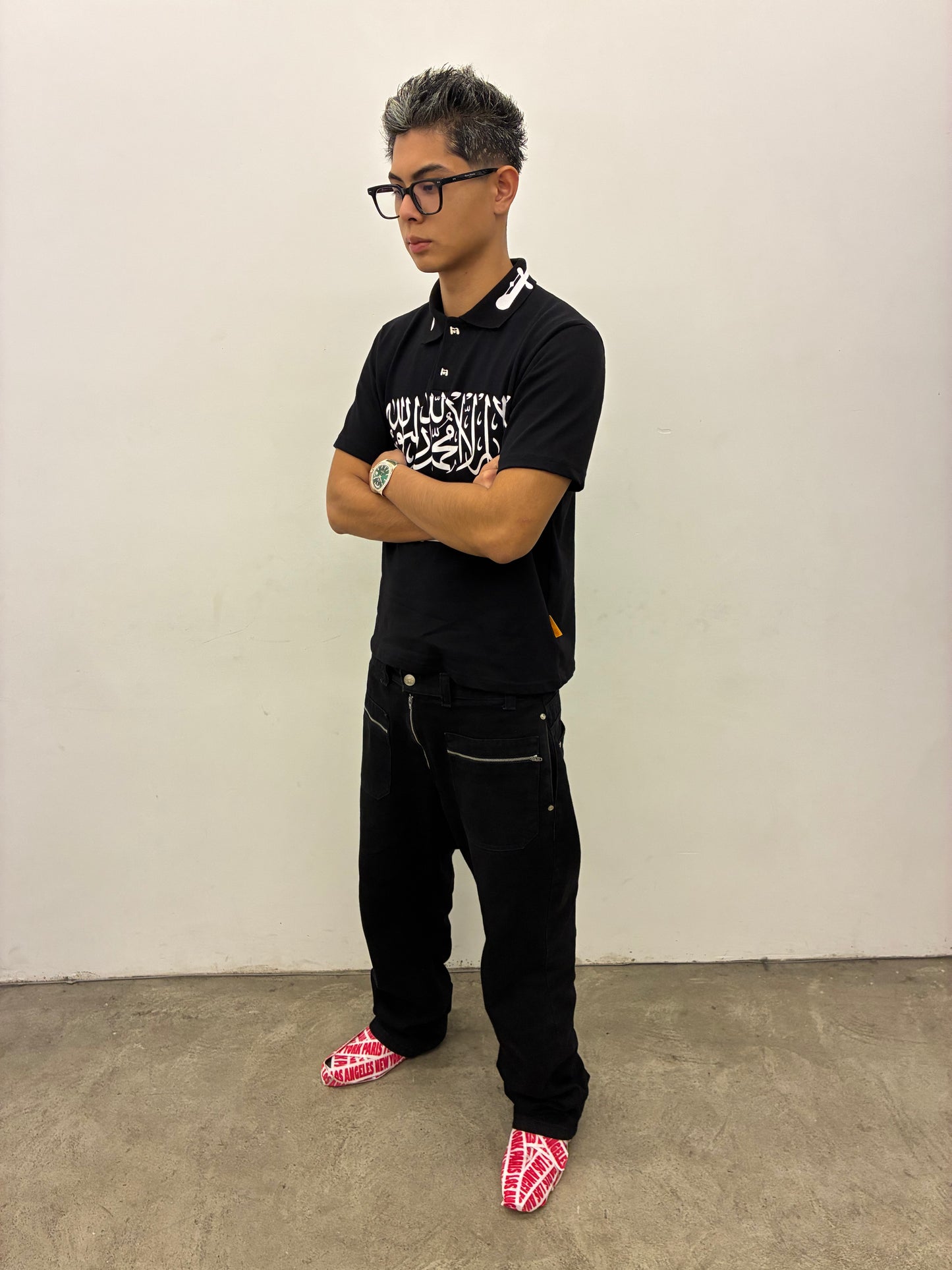 CALÇA RETA - INVERSO - (PRETO)