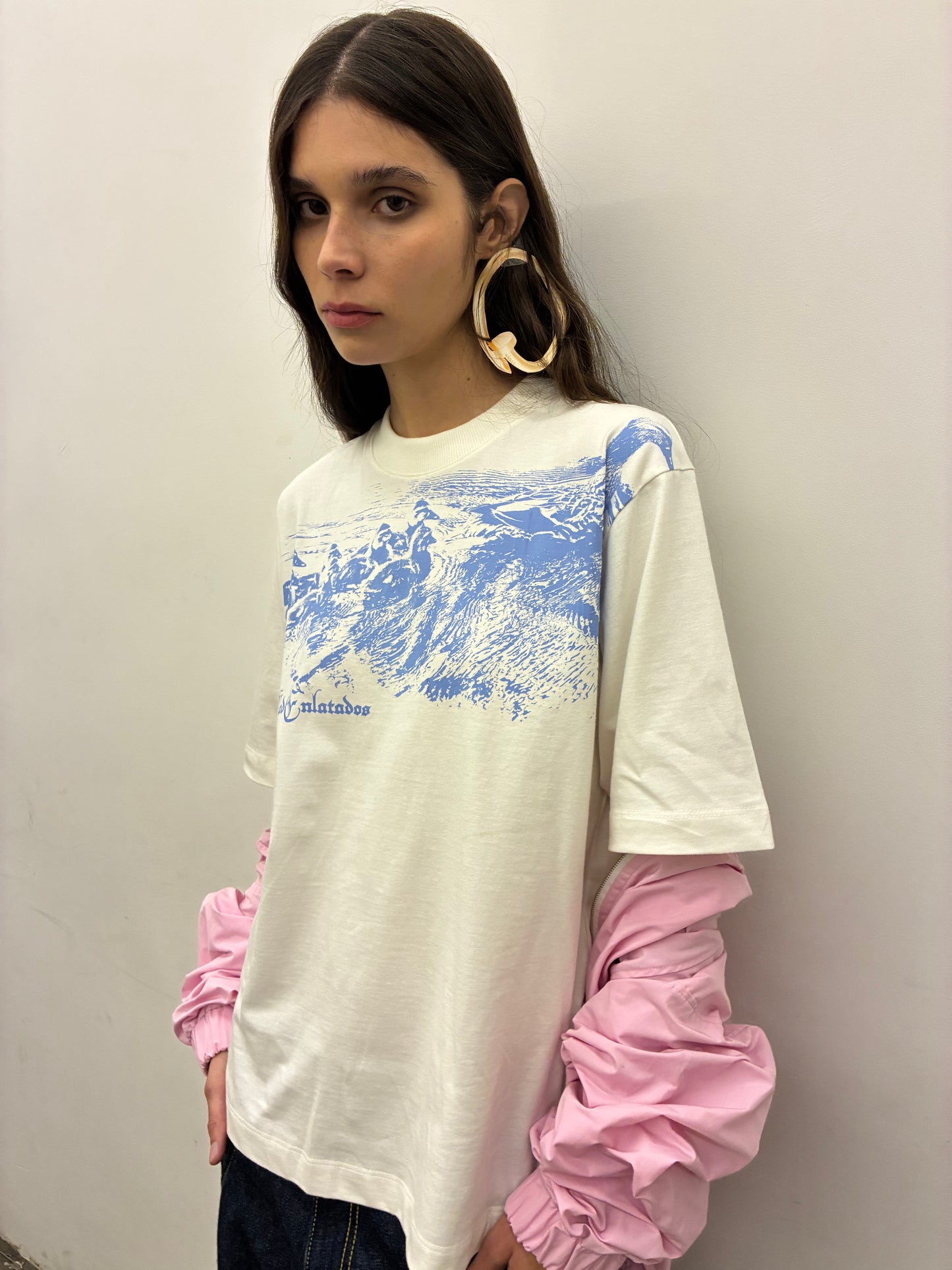 CAMISETA PATINHO NA LAGOA (OFF-WHITE)