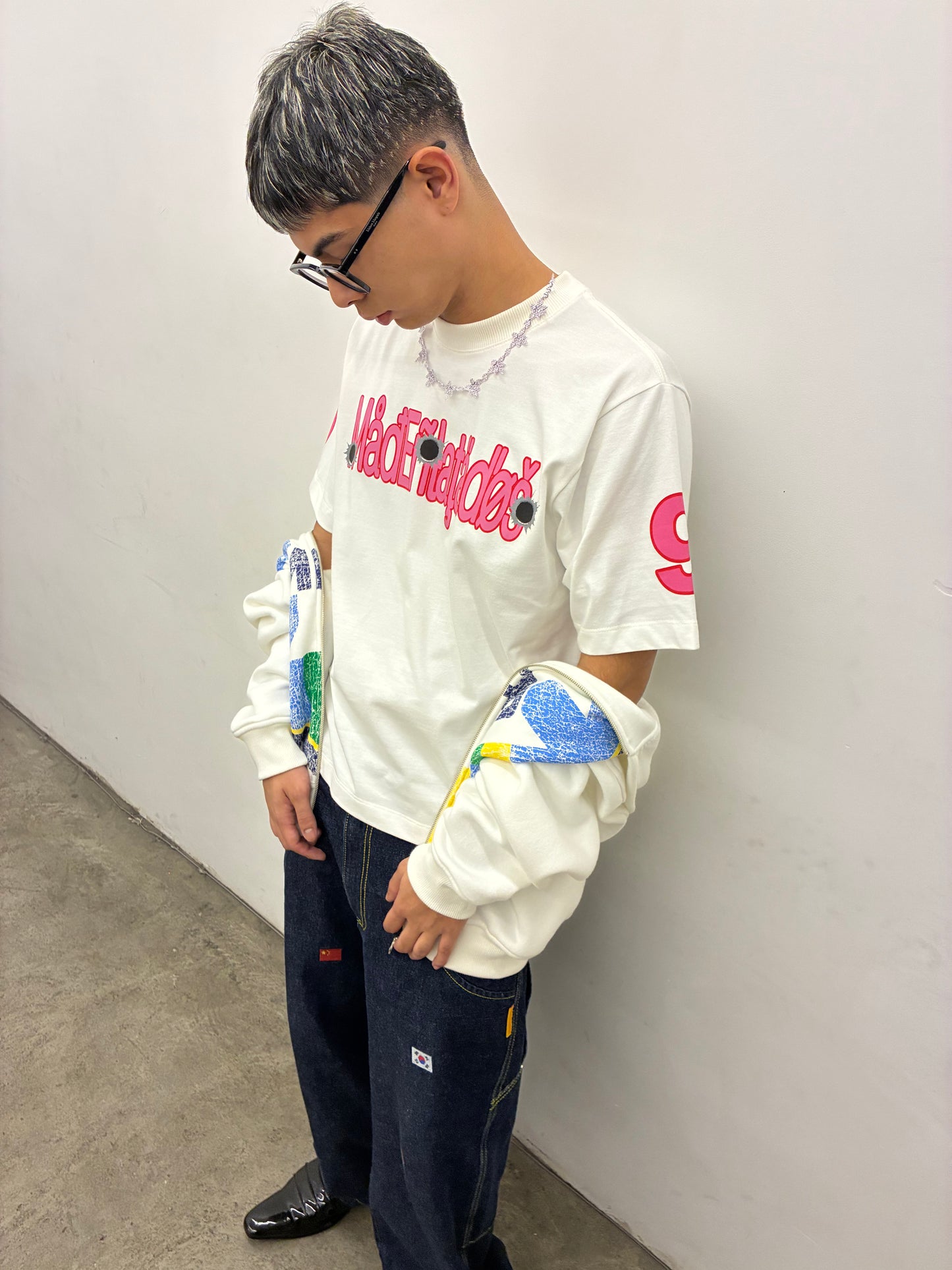 CAMISETA ALVEJADA (OFF-WHITE)