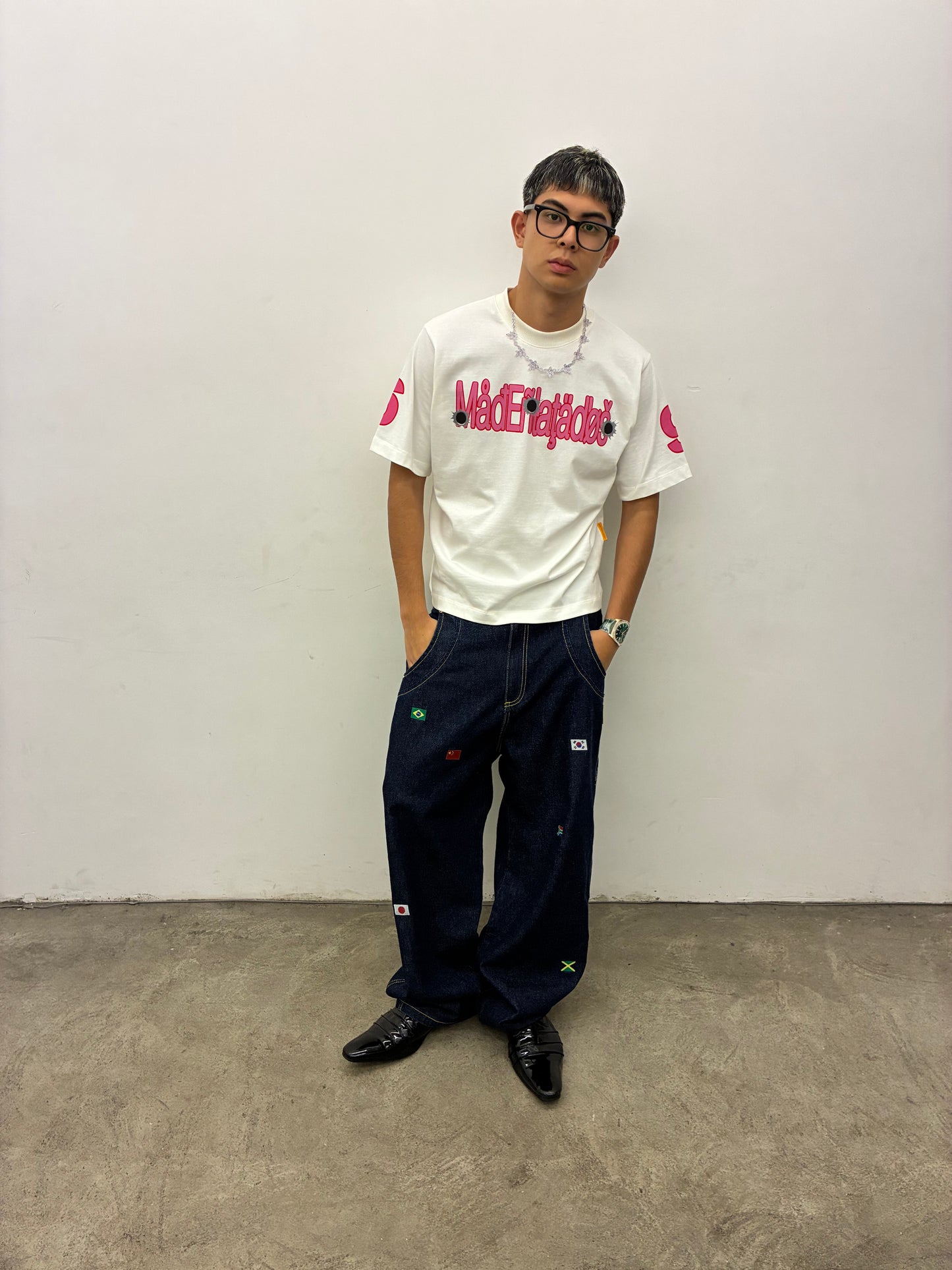 CAMISETA ALVEJADA (OFF-WHITE)