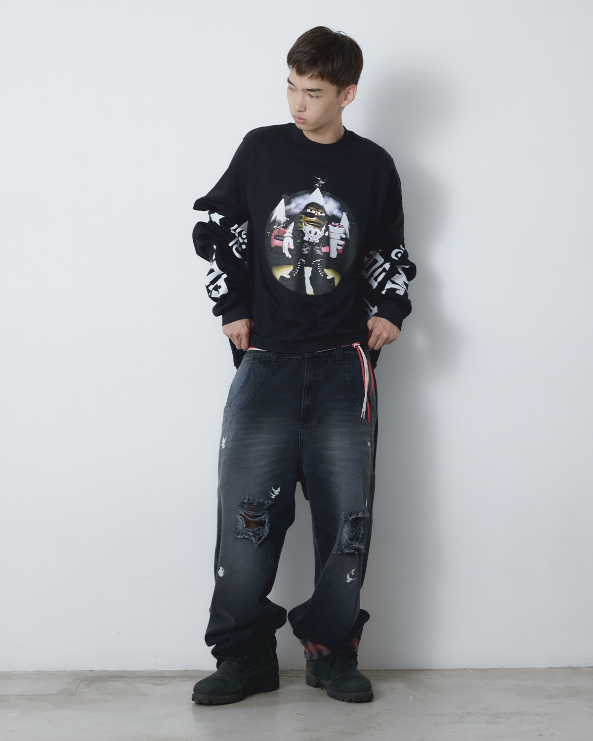 CAMISETA M&M NEGRO (PRETO)