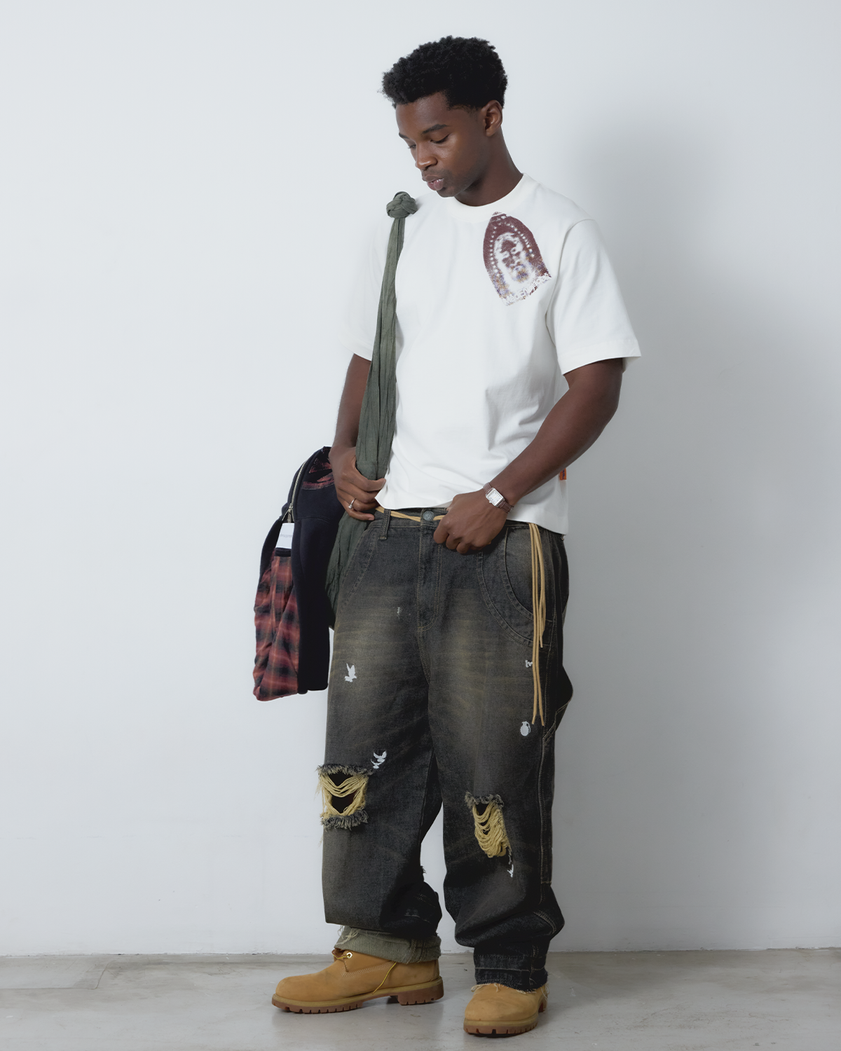 CAMISETA SANTO SUDÁRIO (OFF WHITE)