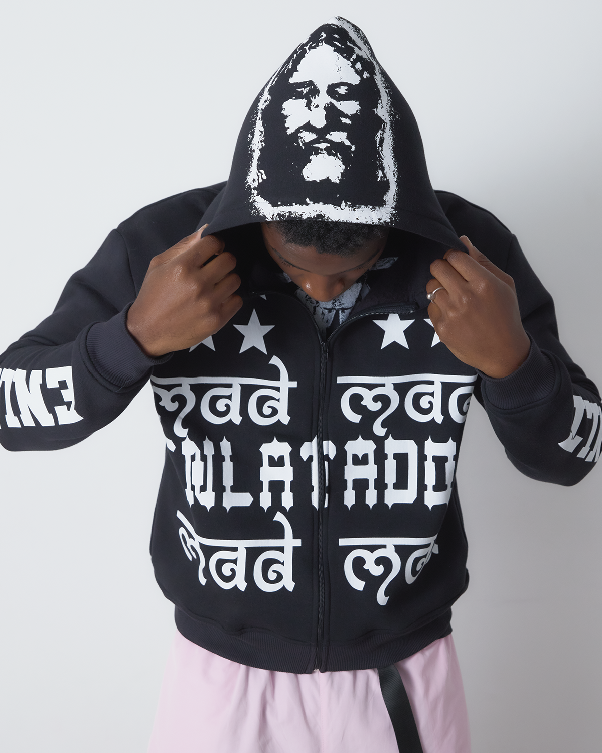 BLUSA MOLETOM HINDU (PRETO)