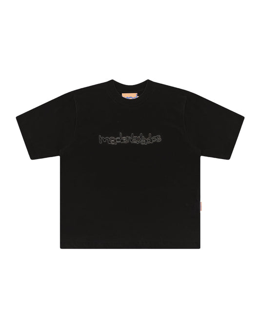 CAMISETA BORDADO - MADENLATADOS (PRETO)