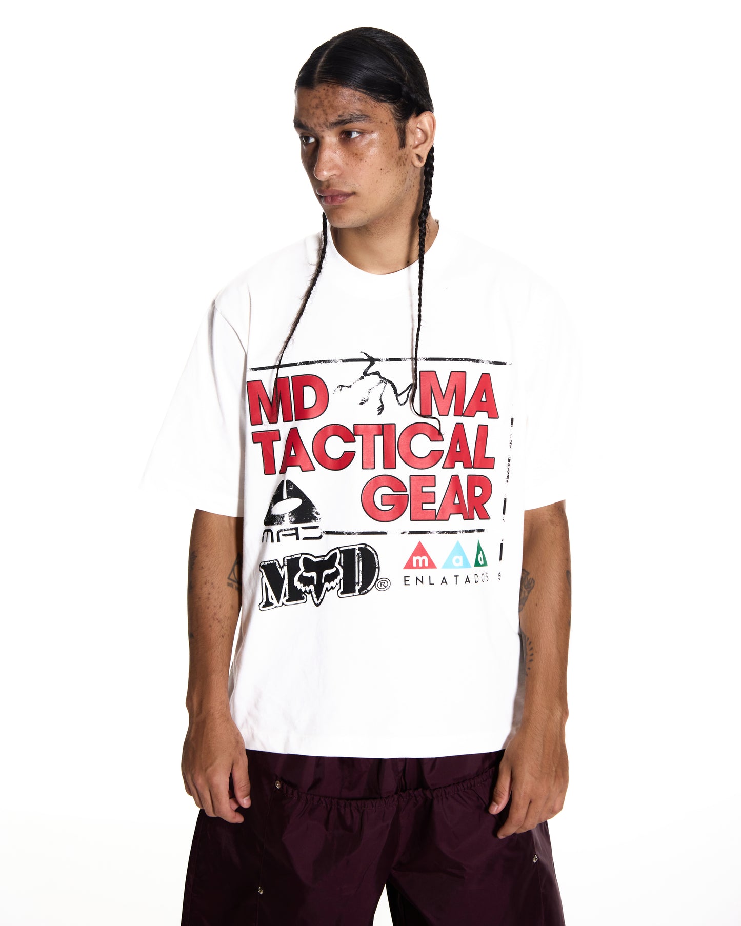 CAMISETA MAD TACTICAL GEAR BRANCA