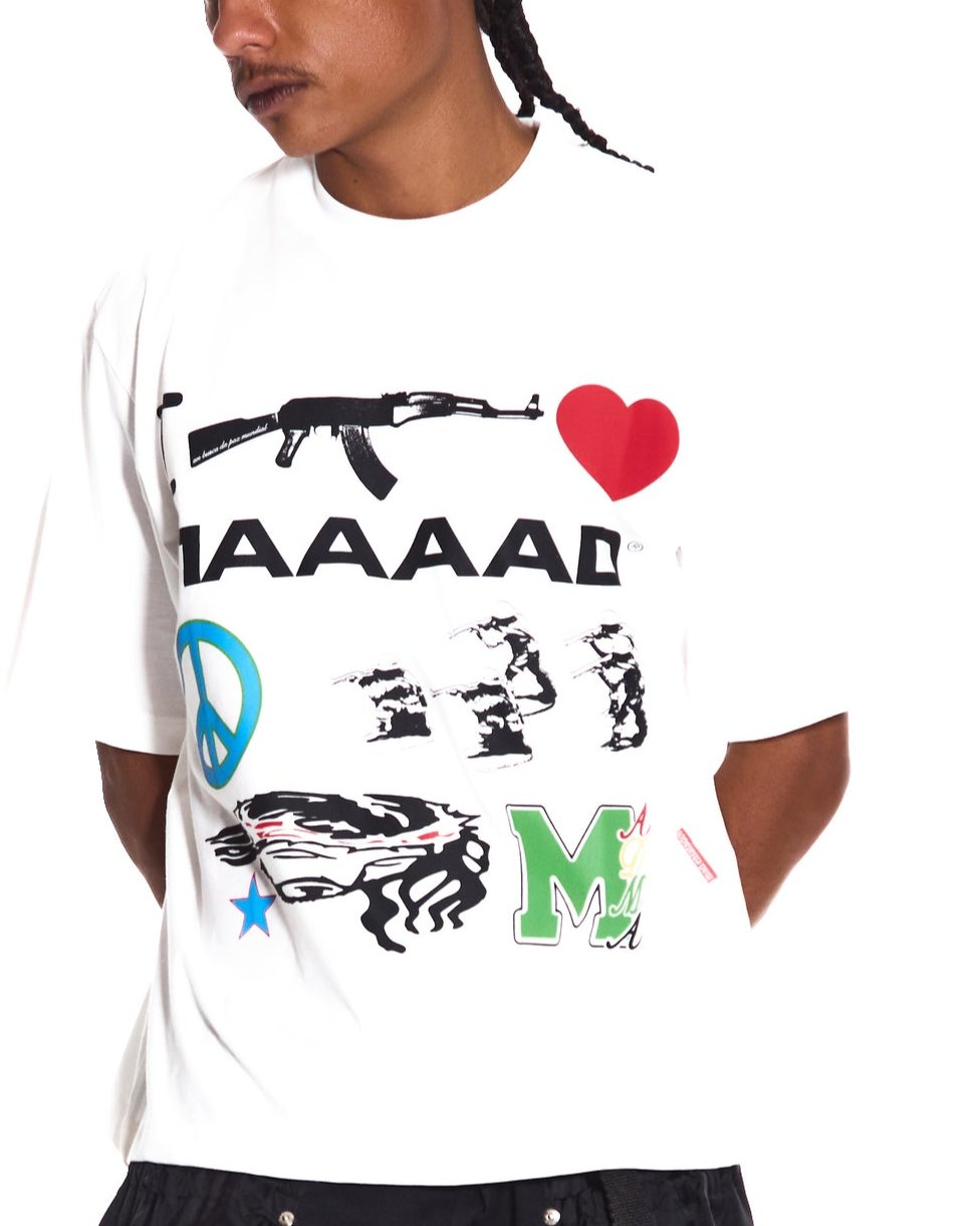 CAMISETA I LOVE MAD