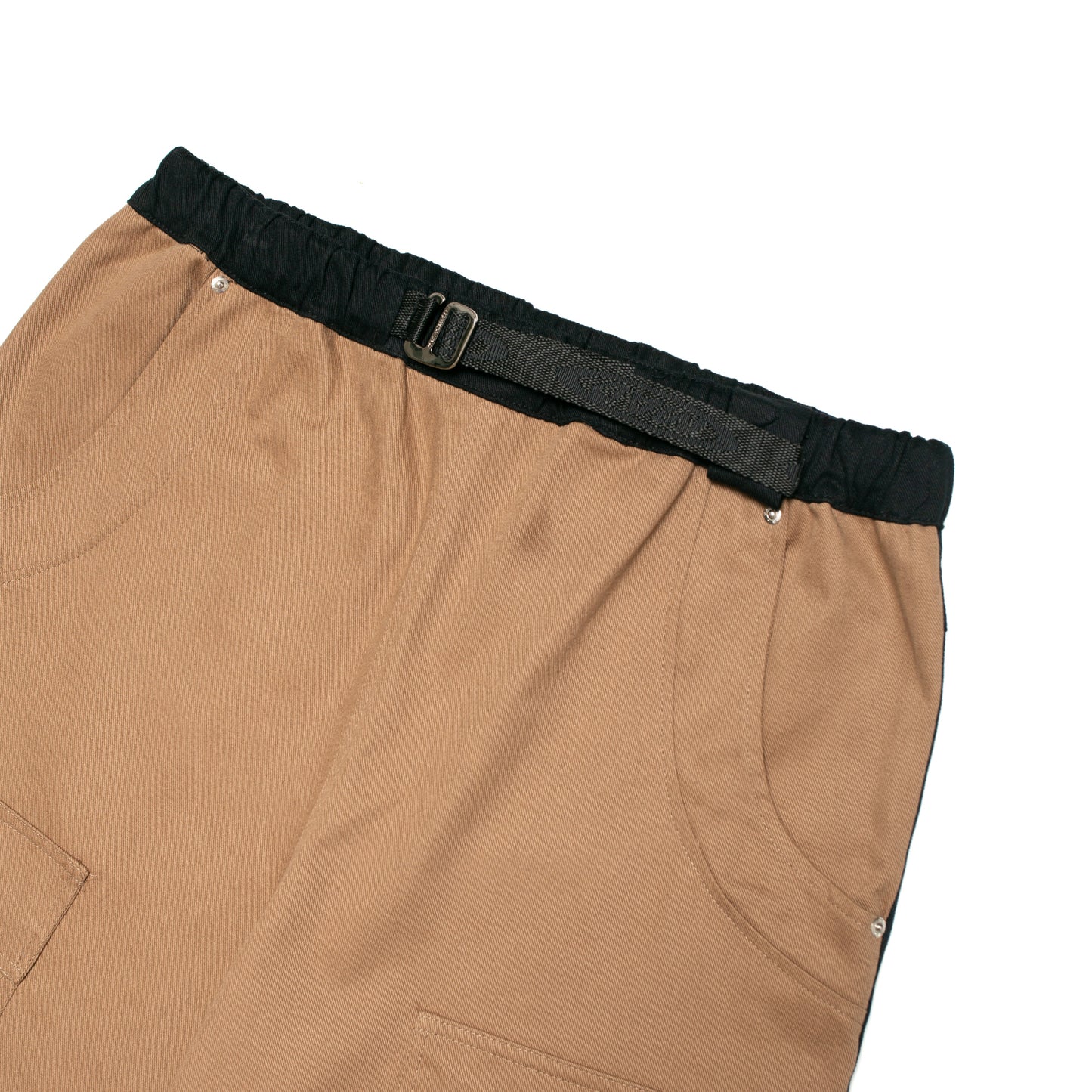 calça cargo double color beje