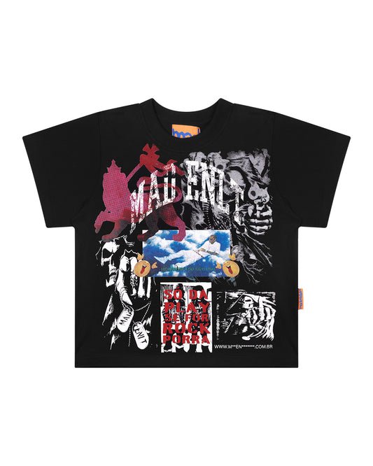 BABY TEE JUÍZO FINAL (PRETA)
