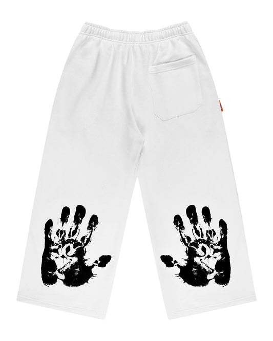 CALÇA MOLETOM KIT DNA (BRANCO)