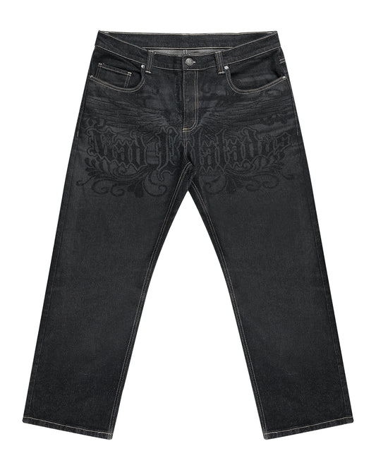 CALÇA JEANS DESTRUÍDA
